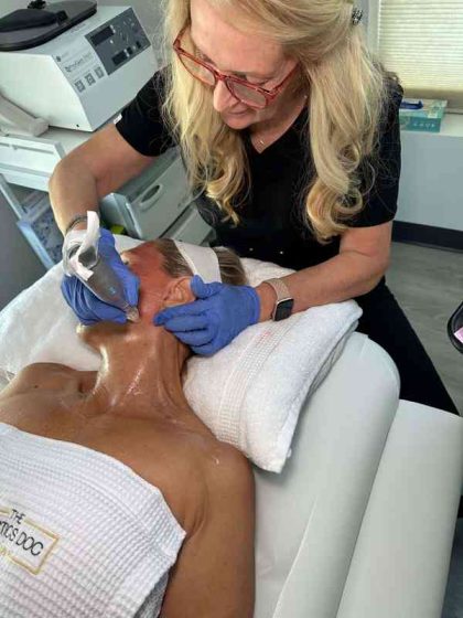 Esthetician Services Before & After Patient #599